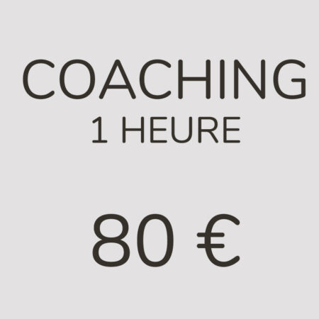 COACHING INDIVIDUEL / 1H00